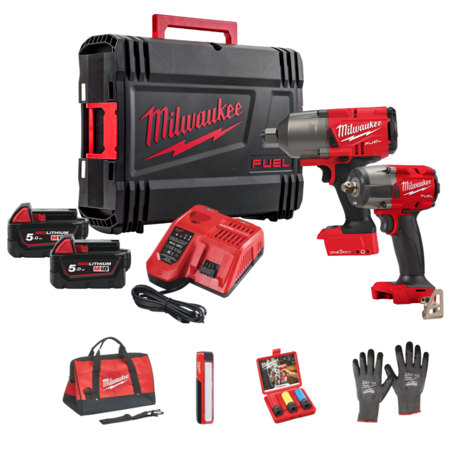 Milwaukee Automotive Mega Combo Set M18 FMTIW M18 ONEFHIW34 L4 FL President Trading Online