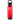 Red water bottle with black lid featuring Milwaukee logo on a white background