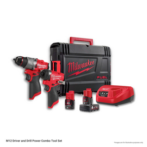Driver and Drill Power Combo Tool Set (Tradesmen Combo), Cordless 12V