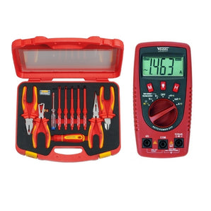 VDE Insulated Electrician Set with Multimeter