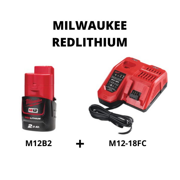 Milwaukee M12 Battery Starter Kit M12B C12C M12 18C M12 18FC
