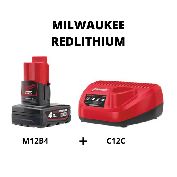 Milwaukee M12 Battery Starter Kit M12B C12C M12 18C M12 18FC